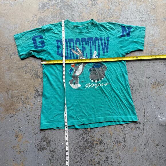 Vintage 90’s Georgetown Bugs Bunny Looney Tunes Tee Distressed - Picture 9 of 10